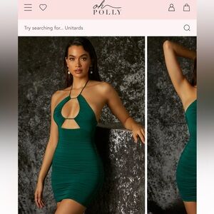 Oh Polly Emerald Green Dress